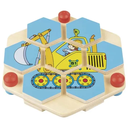 goki Wabenpuzzle Baustelle