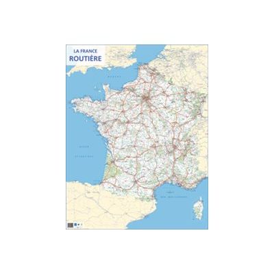 CBG - Carte souple France routière - 660 x 845 mm