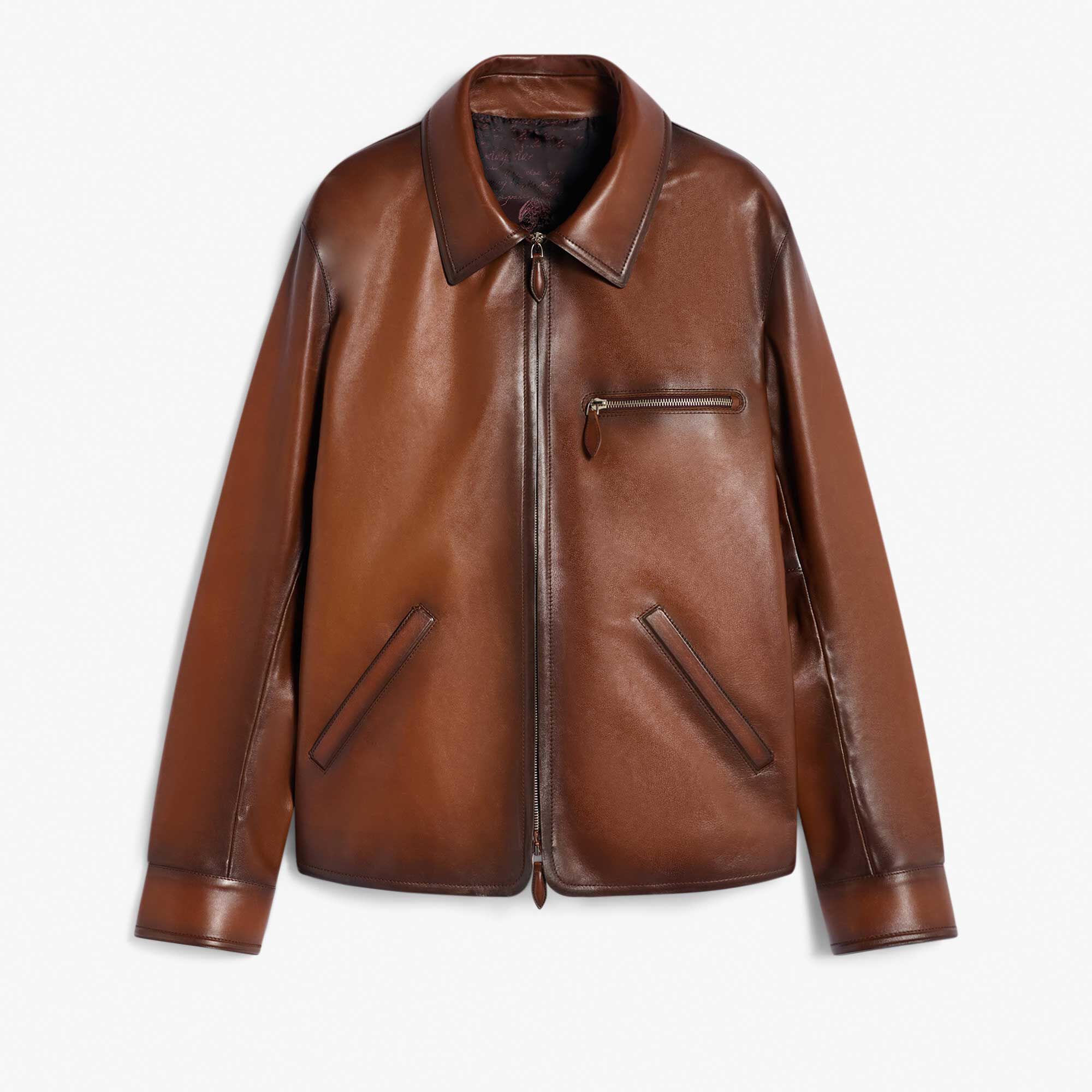 Blouson 1 Jour En Cuir Patine