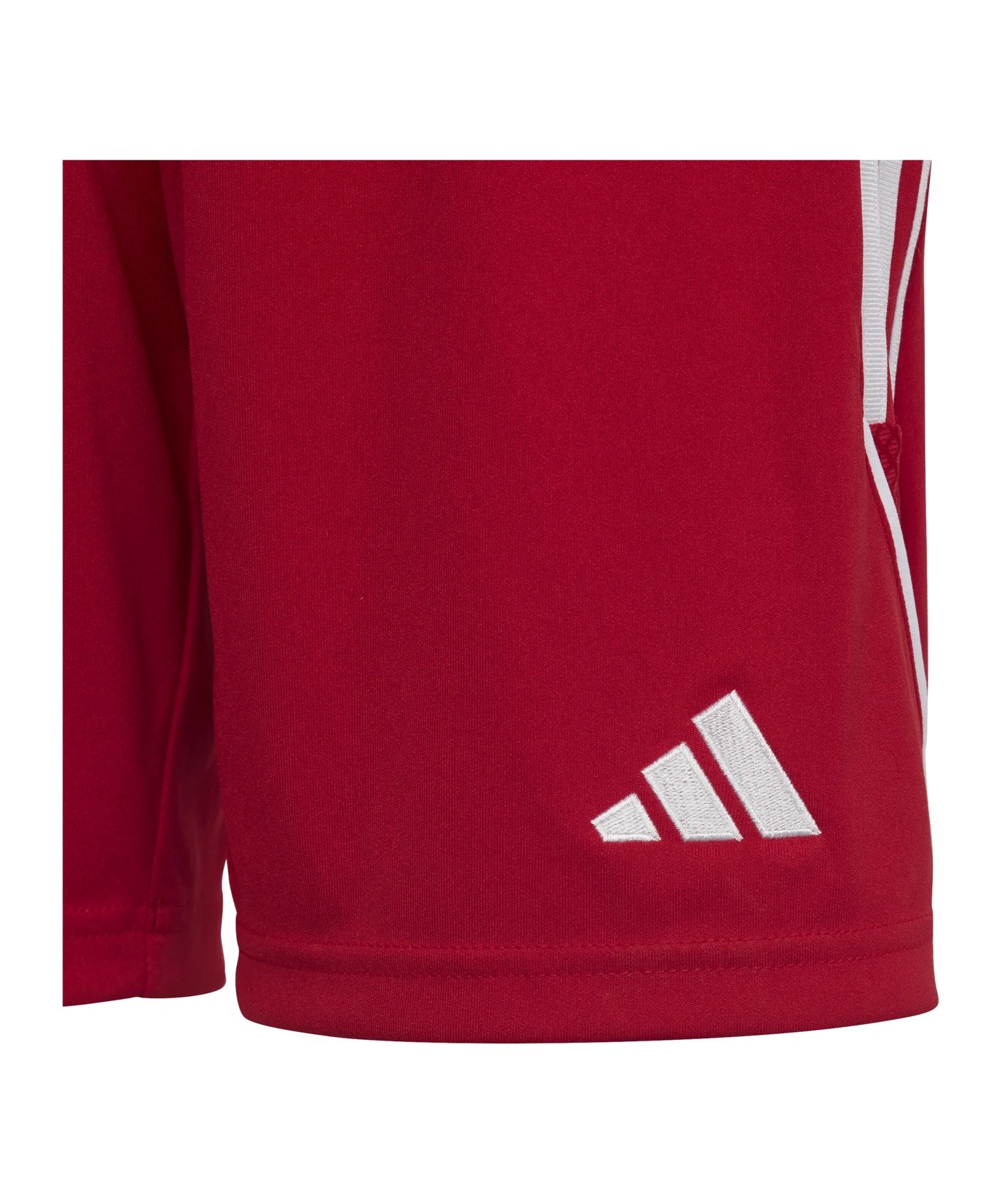 adidas Tiro 23 Short Kids Rot Weiss