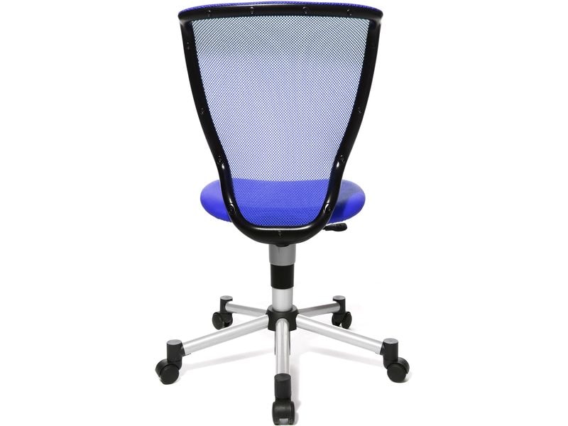 Topstar Kinder Bürostuhl Titan Junior, Blau Mitwachsender Design-Kinder- und Jugenddrehstuhl