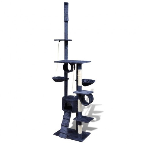 Arranhador XL para gatos com postes, azul