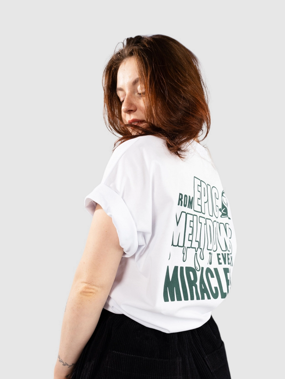 Polypop Meltdown T-Shirt white