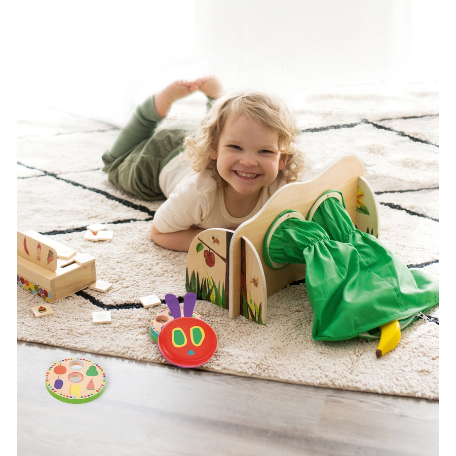 small foot® Raupe Nimmersatt Bildersortierbox
