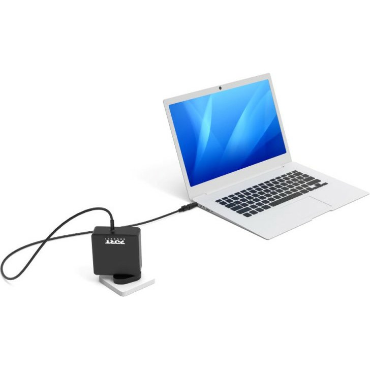 Port Designs 900093B-UK chargeur d'appareils mobiles Ordinateur portable, Universel Noir Secteur Intérieure