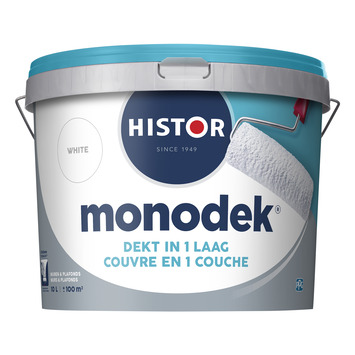 Histor Monodek muurverf wit 10 liter