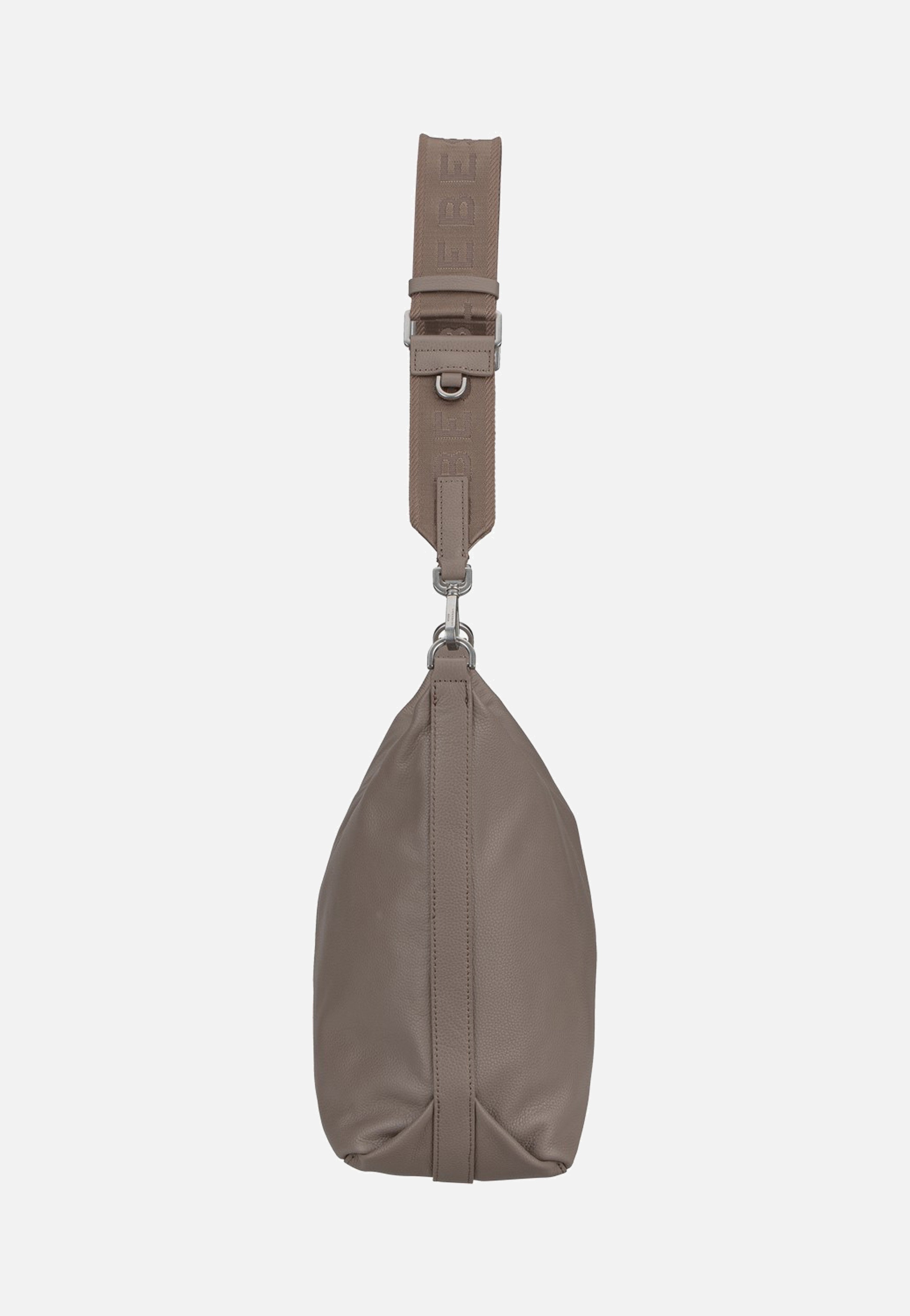 Paris M Small Pebble Neutral Grey - Hobo Bag