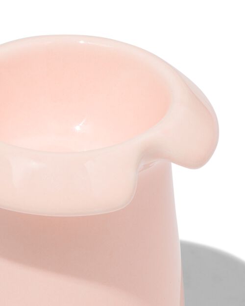 coquetier Ø6x6.5cm - new bone rose - vaisselle dépareillée