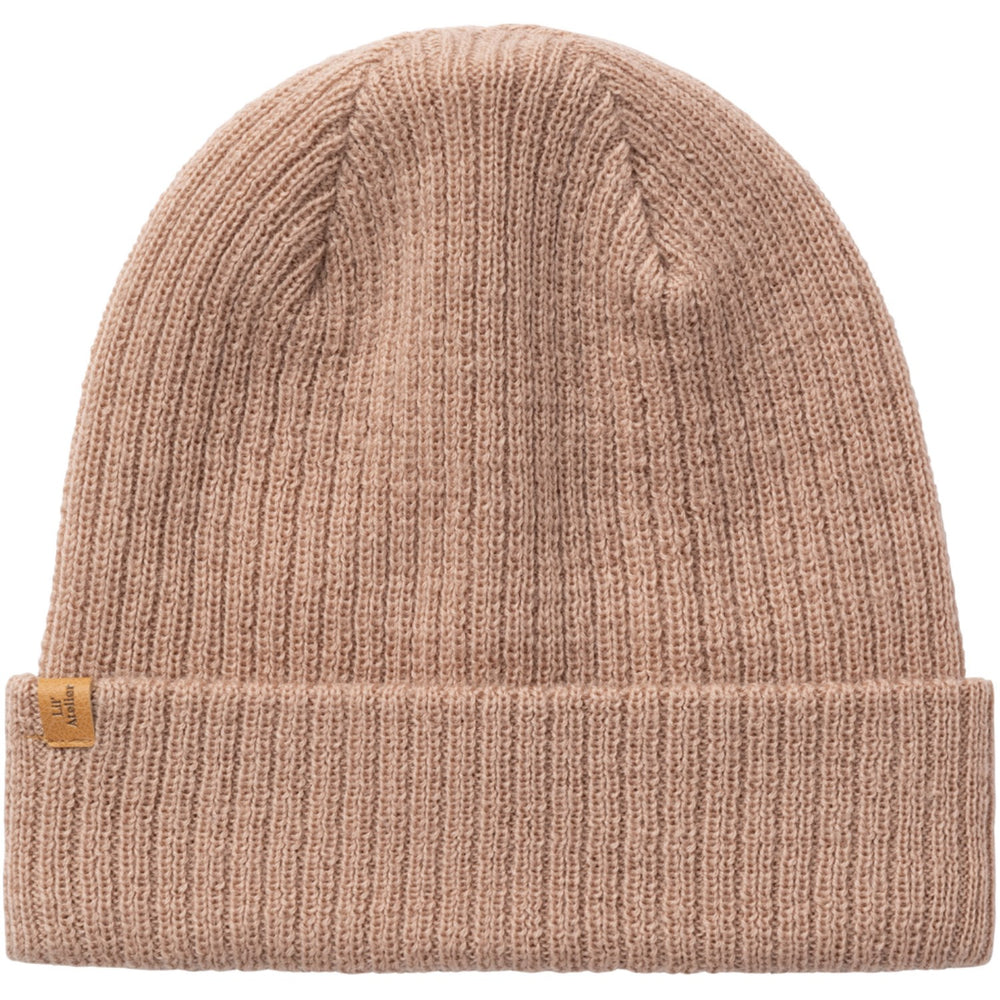 Køb Lil'Atelier Rugby Tan Nanson Strik Beanie