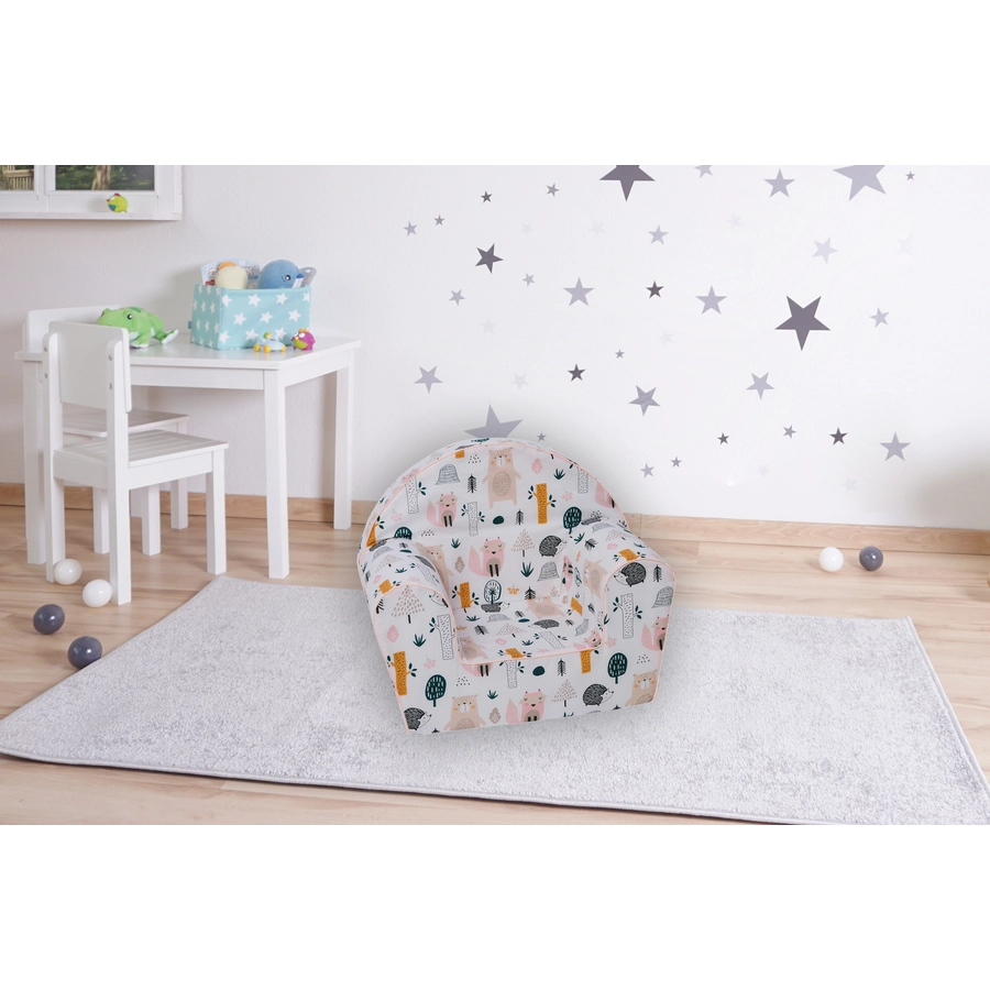 knorr toys® Kindersessel Wildlife weiß