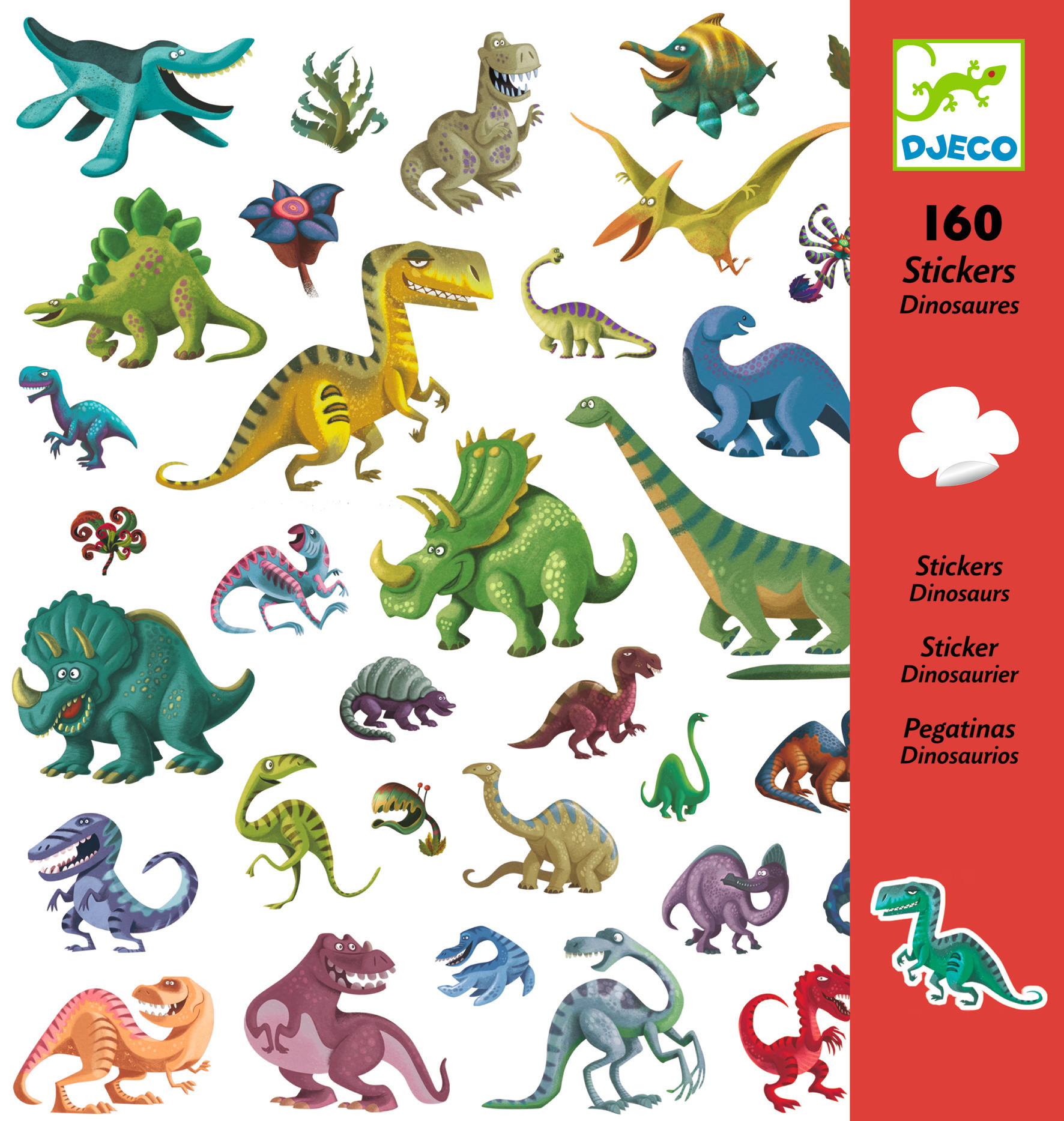 Djeco Djeco stickers Dinosaurussen dj08843