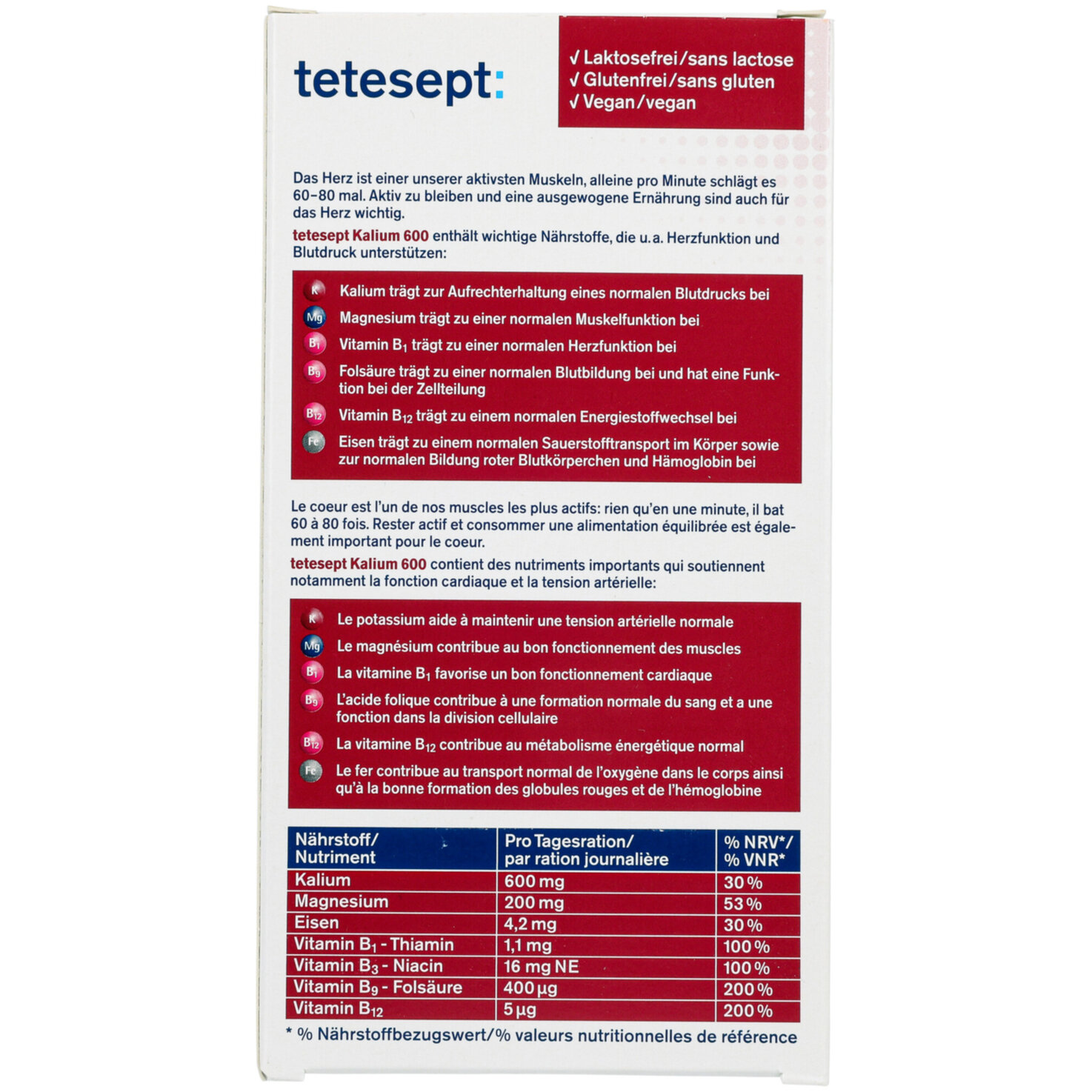 tetesept Kalium 600 Magnesium + B1