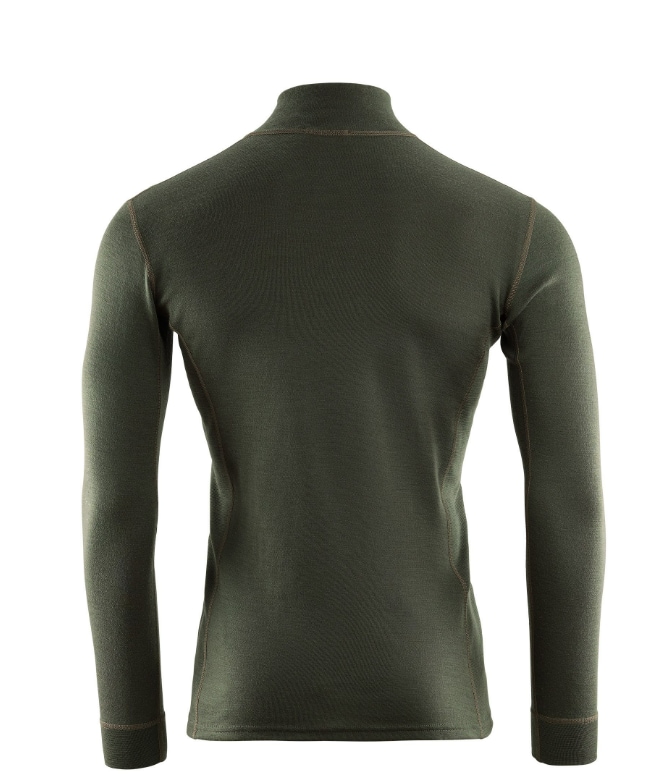Aclima WarmWool MockNeck w/zip M's<br>Klassisk genser med høy hals og glidelås!