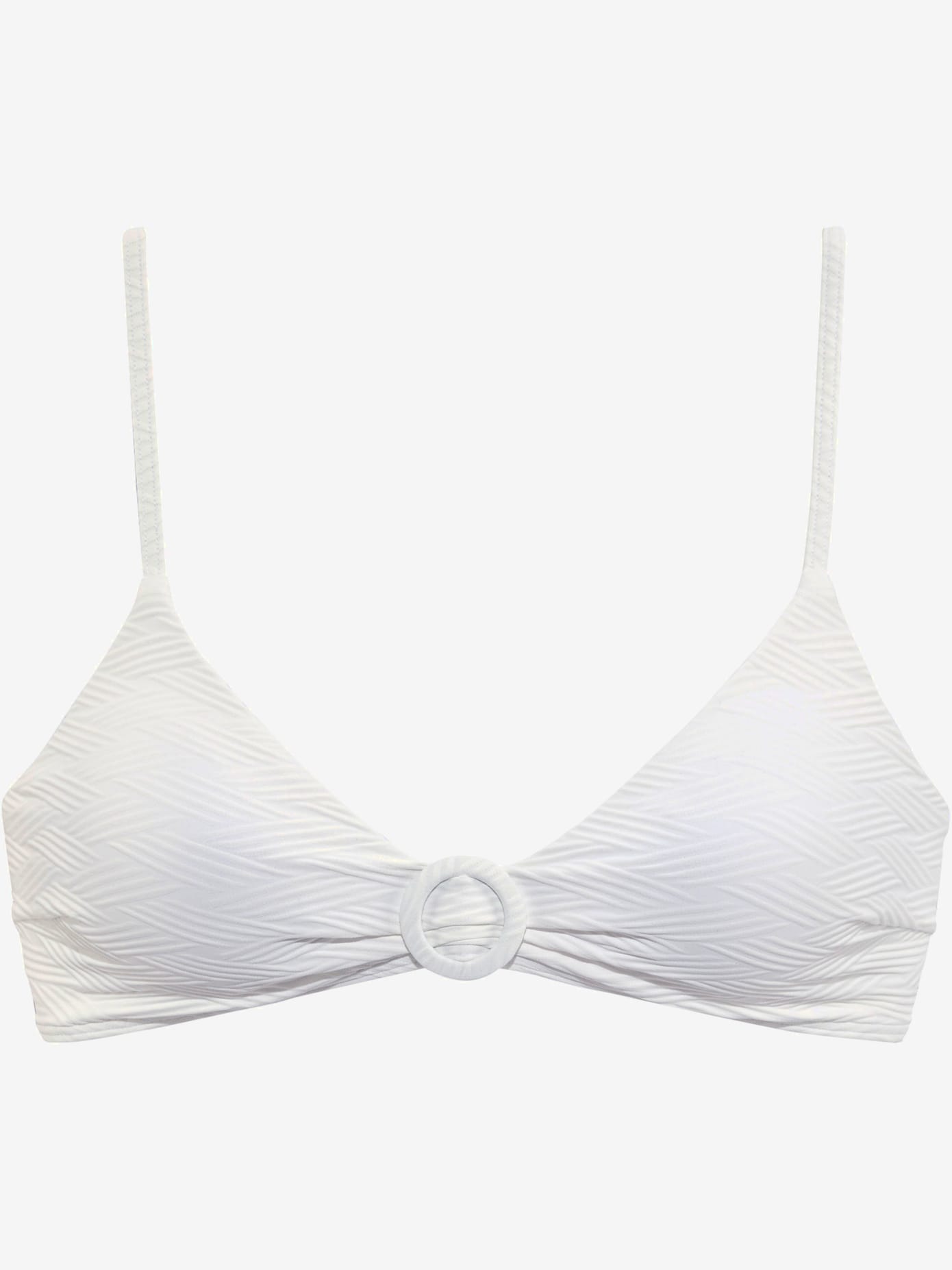 Haut de bikini triangle anneau décoratif tendance