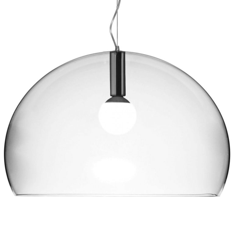 Kartell Big FL/Y hanglamp Ø83 transparant