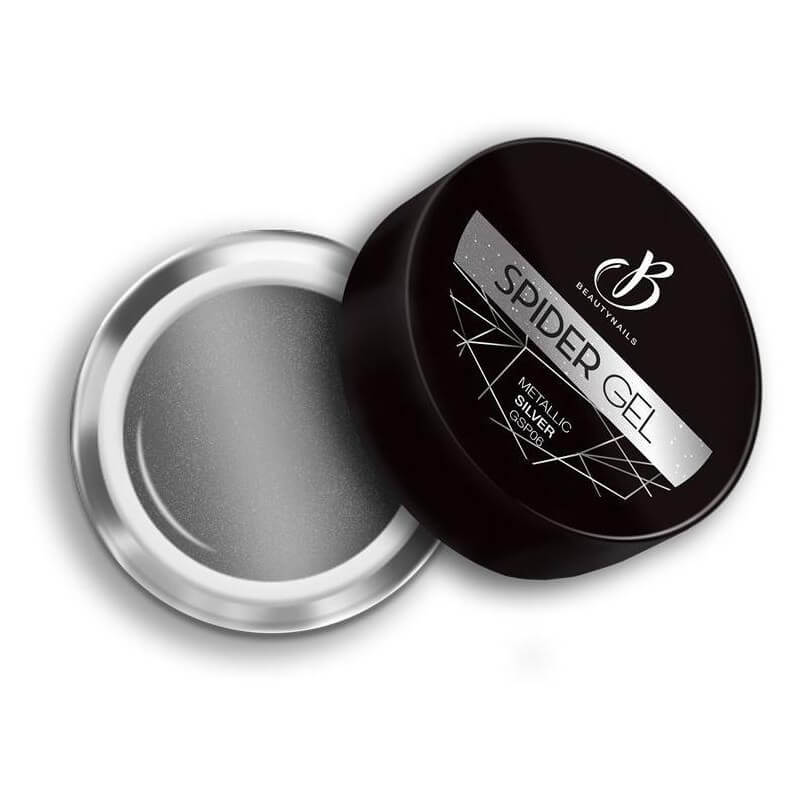 Spider gel ultra-pigmenté 06 metallic silver Beauty Nails 5g