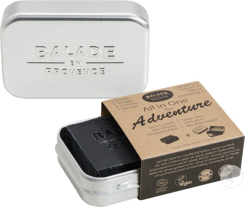 Balade En Provence All-In-1 For Adventure Savon Solide Hommes 80g + Boîte En Aluminium