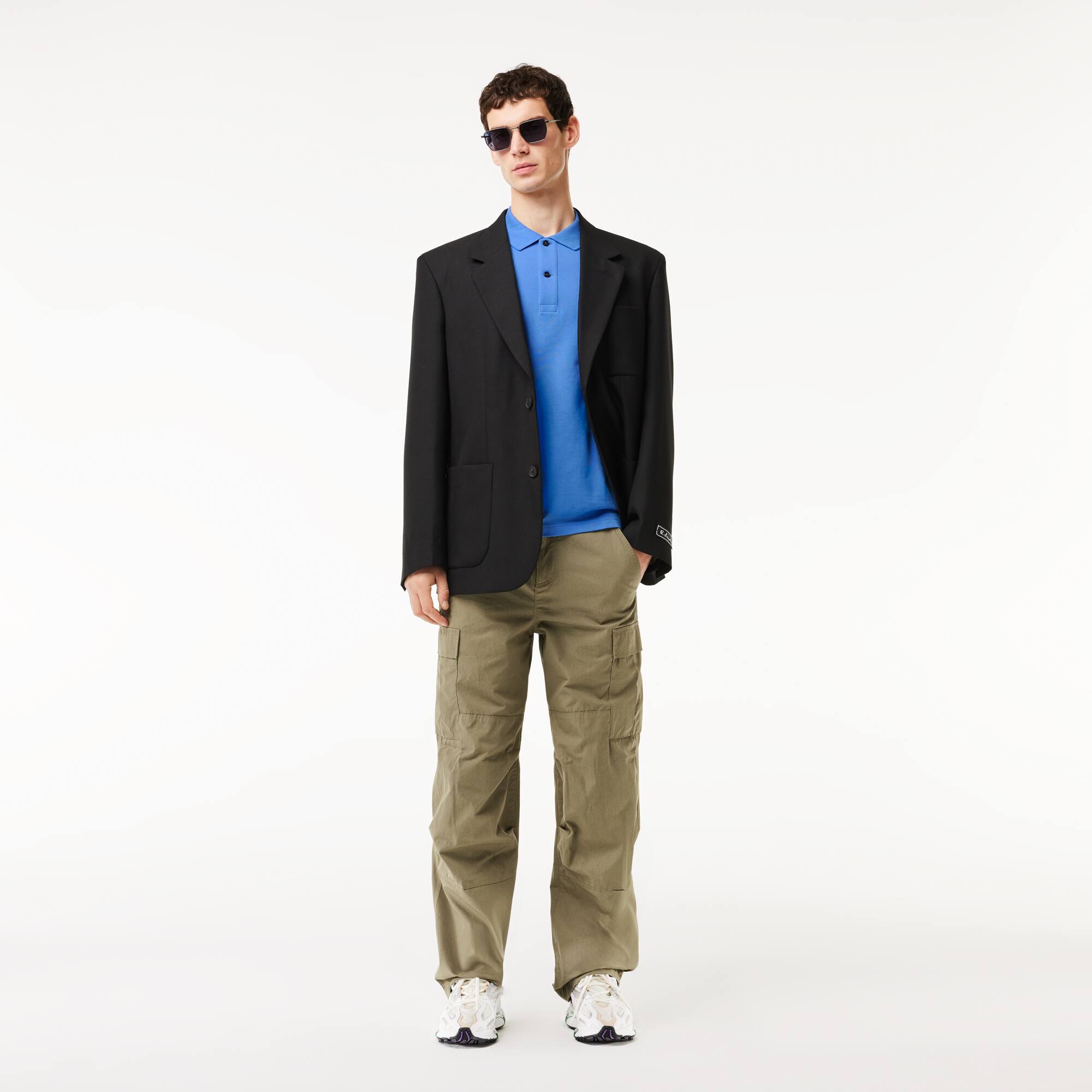 Polo Original L.12.12 slim fit coton petit piqué Manches Courtes - Bleu - Lacoste - Homme