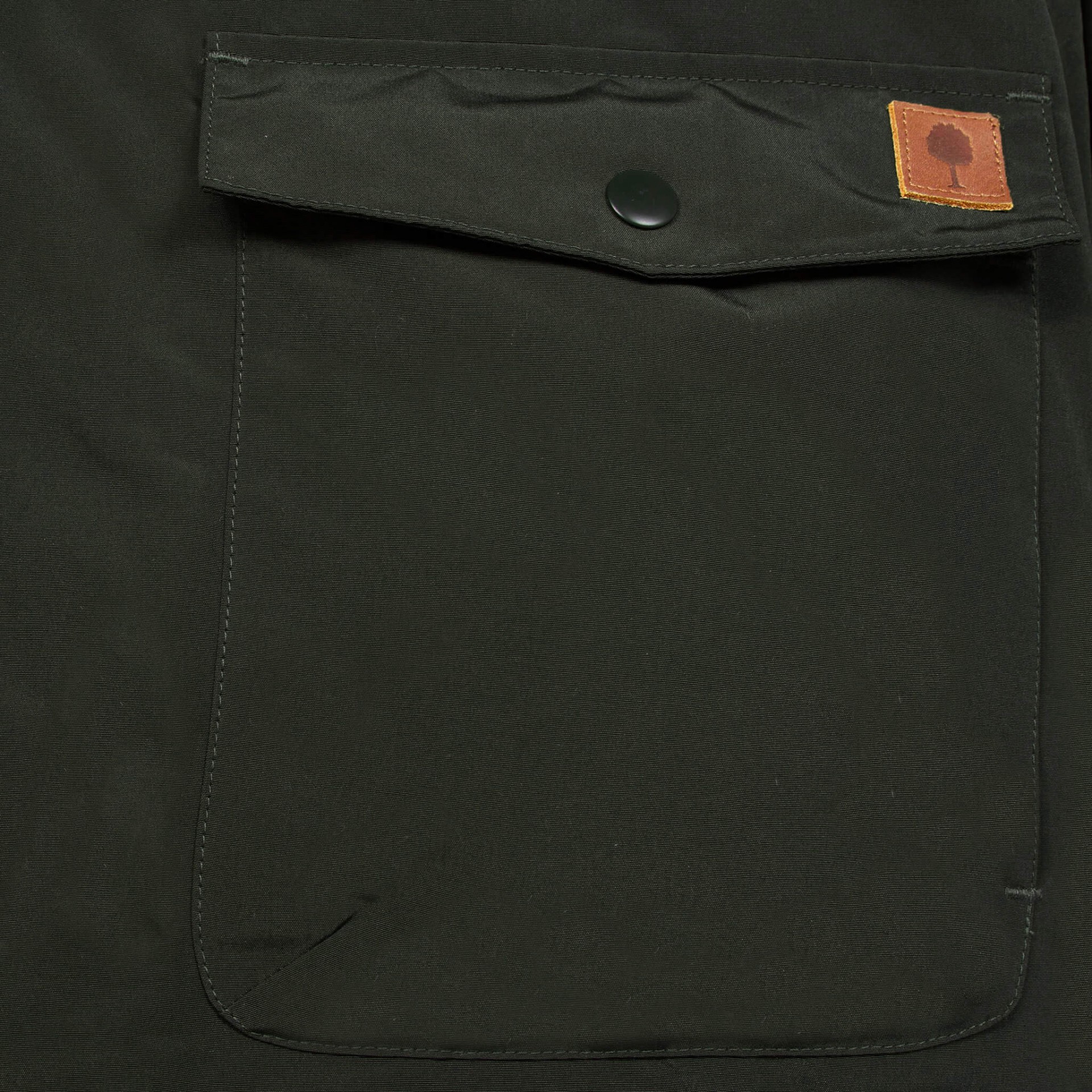 Parka kaki coton et polyester recyclé - modèle Vernon