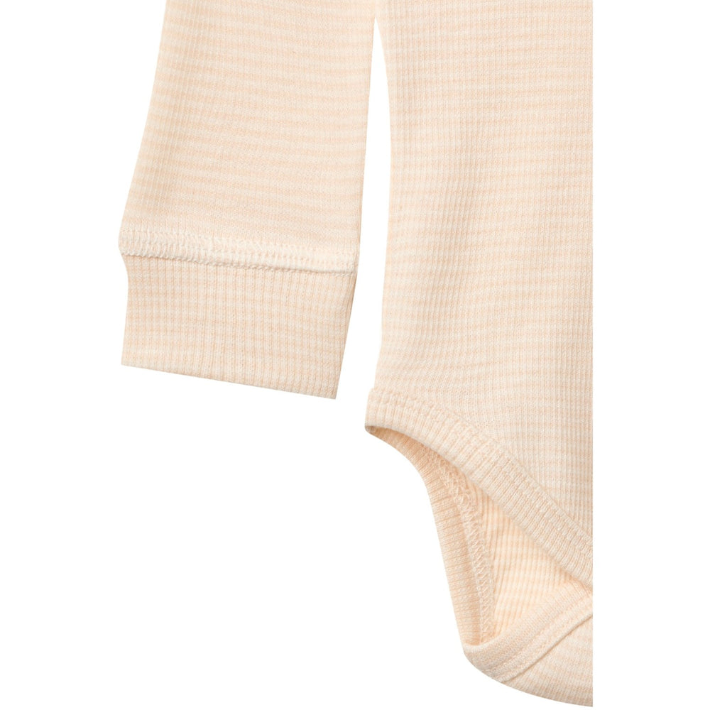 Køb COPENHAGEN COLORS Dusty Rose/Cream Stripe Modal Rib Ls Body