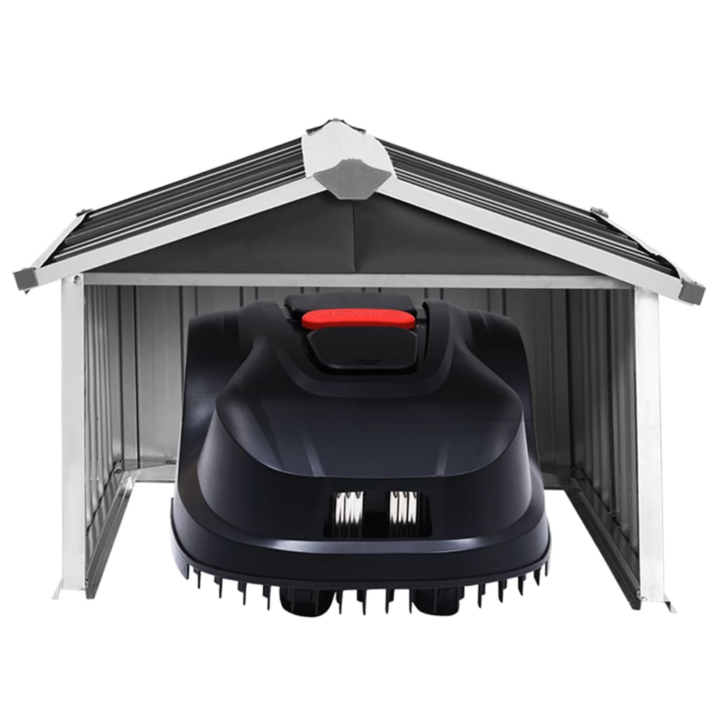 Abri pour robot de jardin 92x97x63cm acier galvanisé anthracite