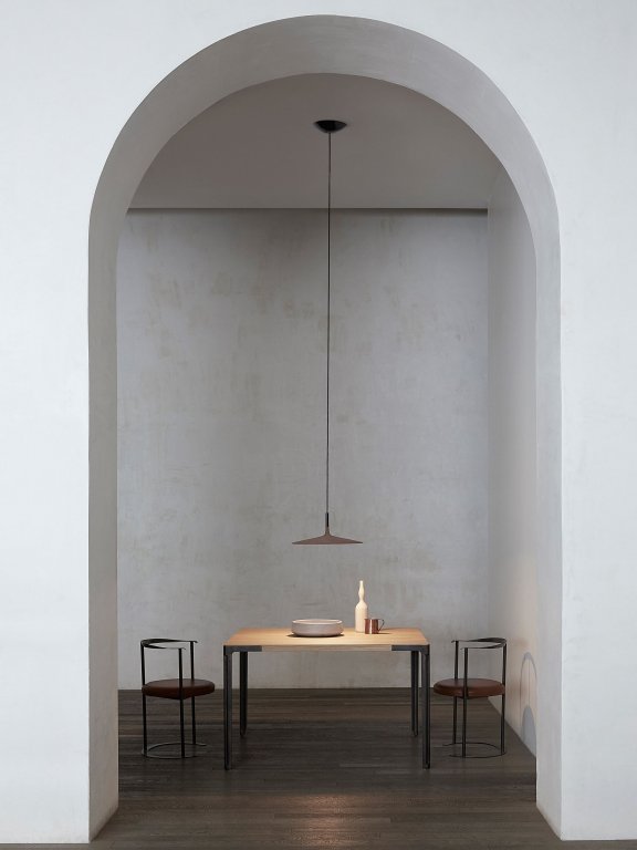 Foscarini Aplomb Large hanglamp Ø45 LED niet dimbaar bruin
