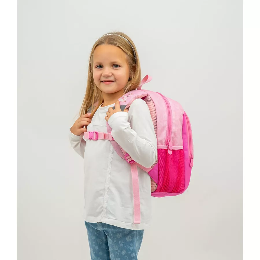 Belmil Kindergartenrucksack Kiddy Plus Kindergartenrucksack für 3-6 Jährige Kinder mit Brustgurt Ballerina
