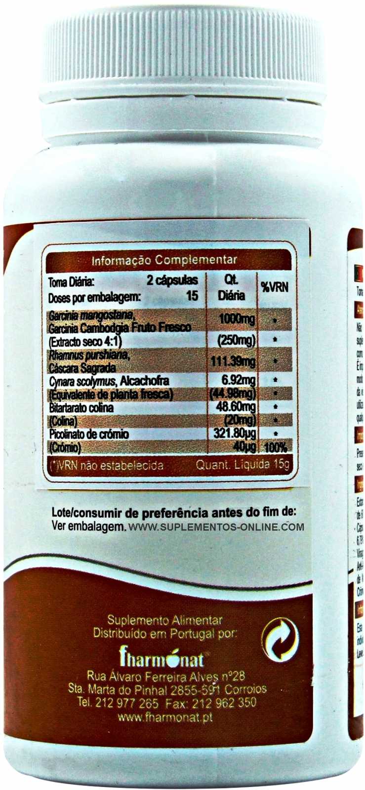 Fharmonat Garcinia Cambogia Ultimate Kit Paga 1 Recibe 2 30+30 Cápsulas
