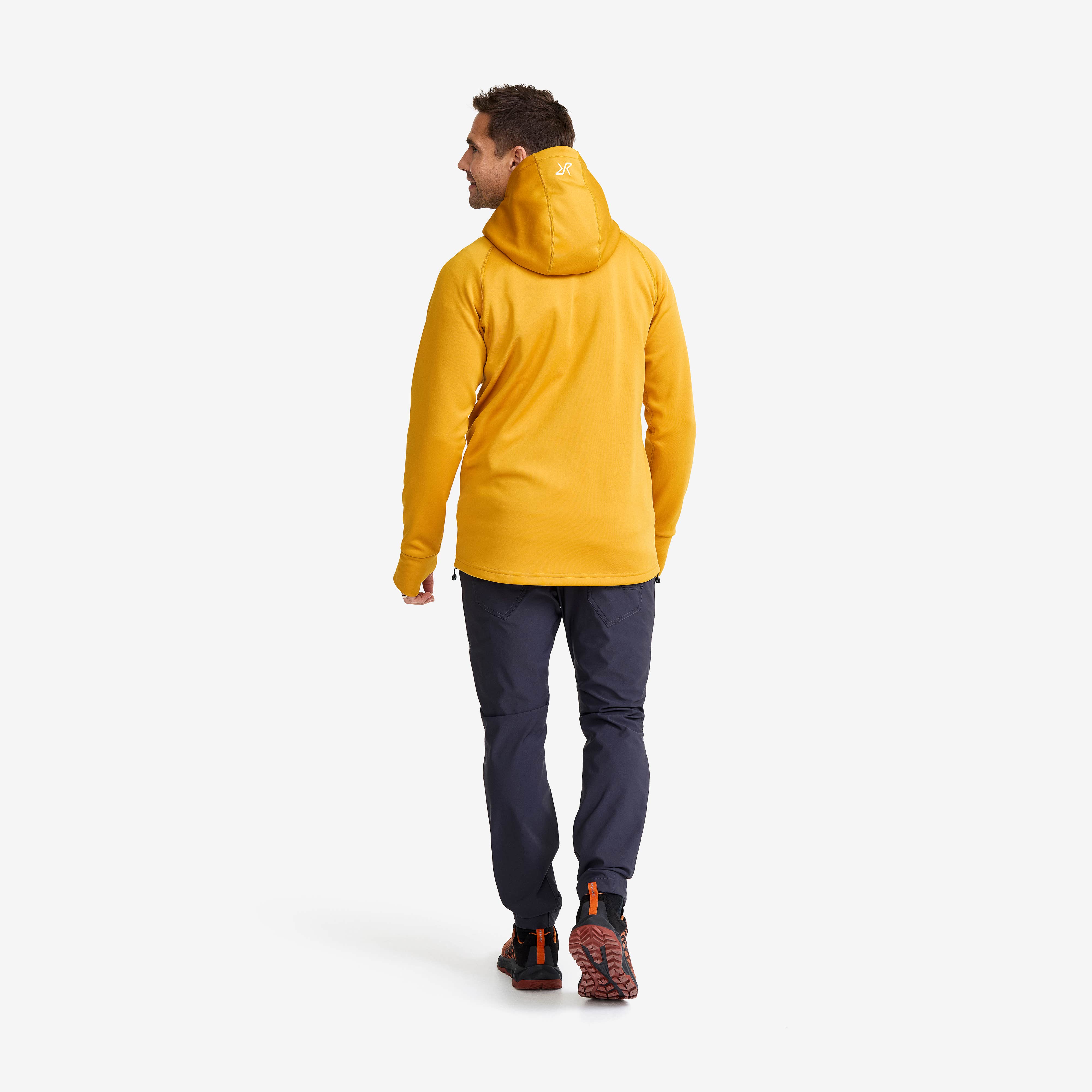Evolution Stretch Fleece Hoodie Herre Nugget Gold