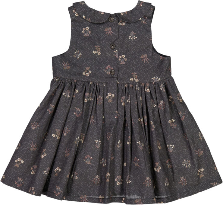 Wheat Kjole Eila Black flowers