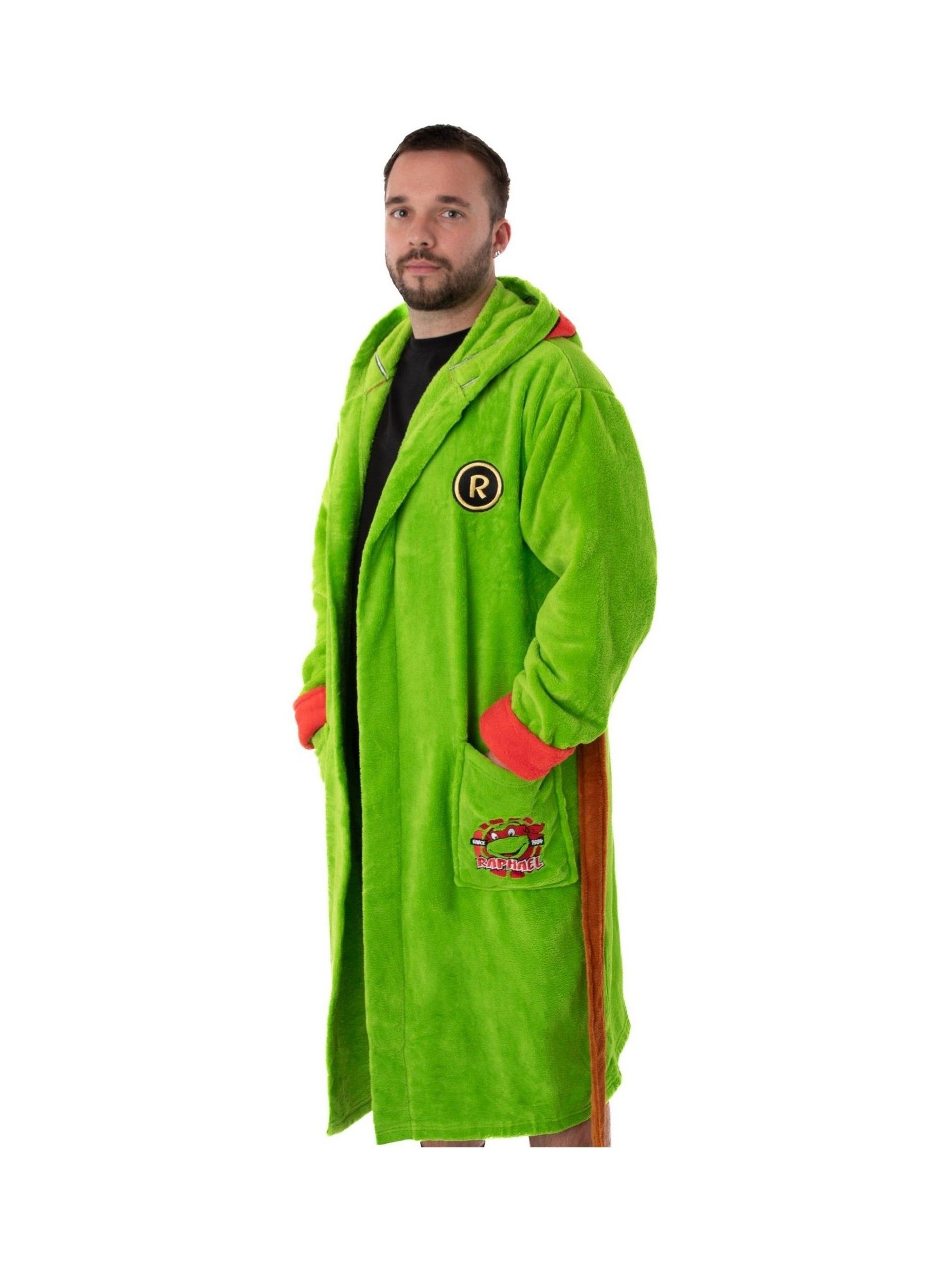 Groen met Ninja Turtles - Vanilla Underground kamerjas voor volwassenen