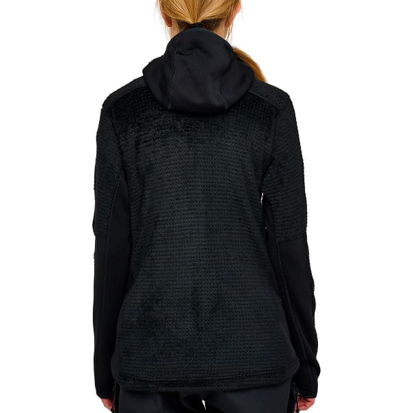 Veste polaire ski rando HAGLÖFS HAGLOFS VASSI MID HOOD WOMEN TRUE BLACK