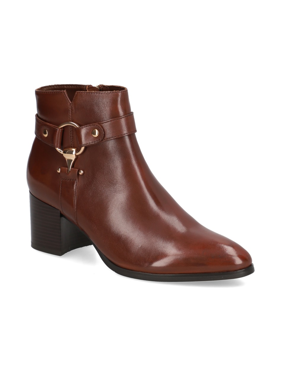 Glattleder Stiefelette