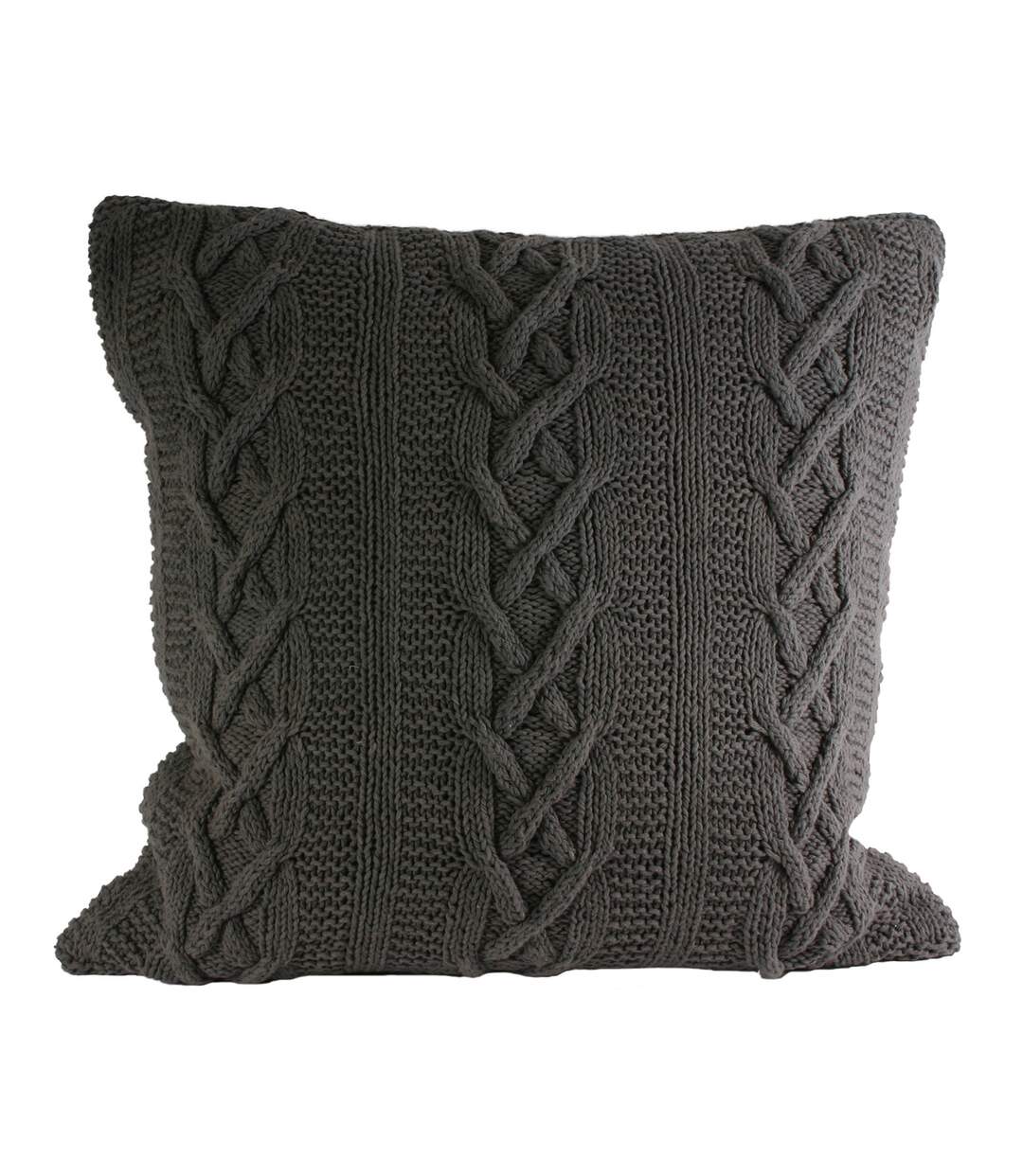 Riva Home Aran - Housse de coussin (Gris foncé) (55x55cm) - UTRV147