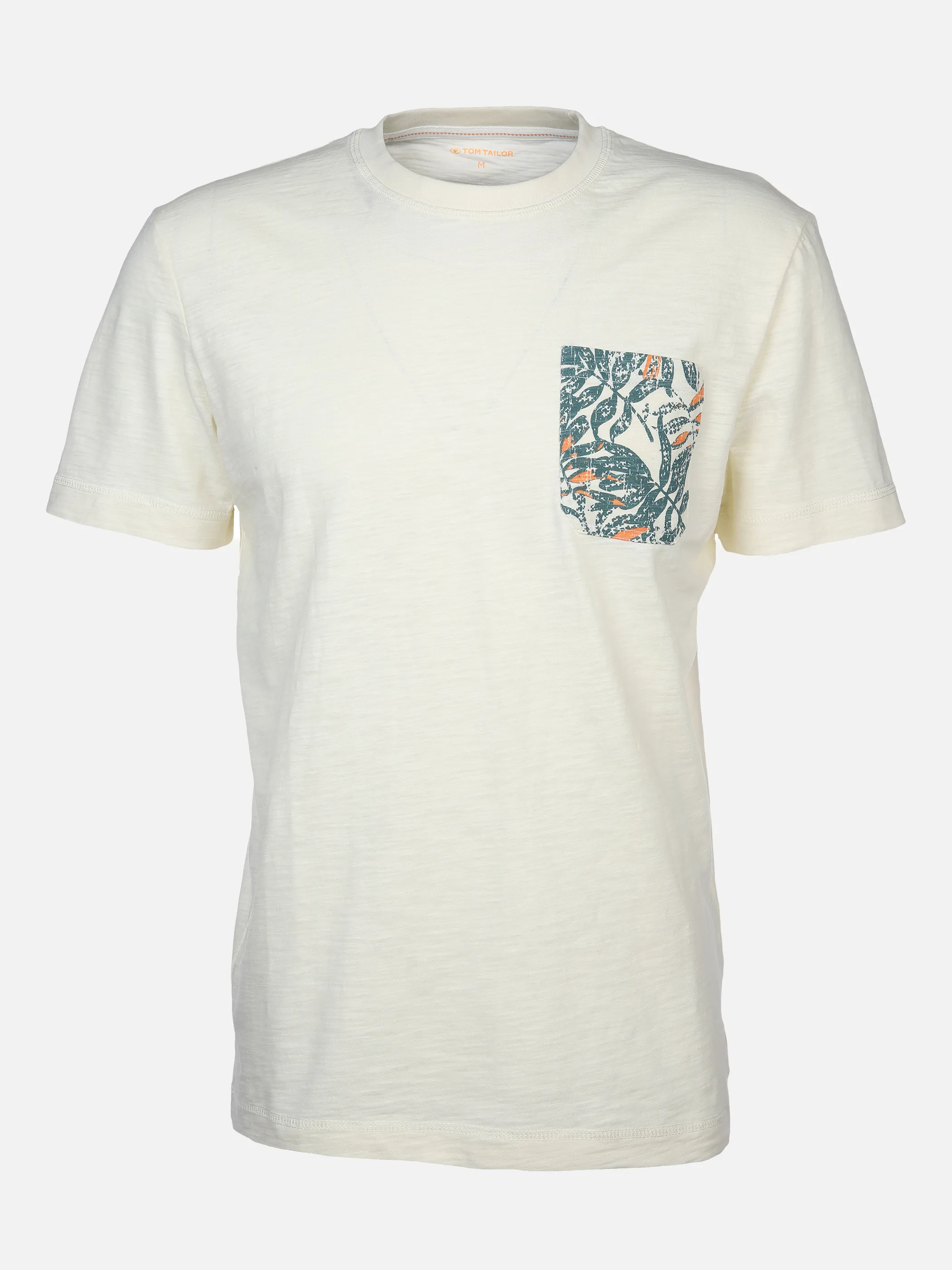 Herren T-Shirt mit gemusterter Brusttasche