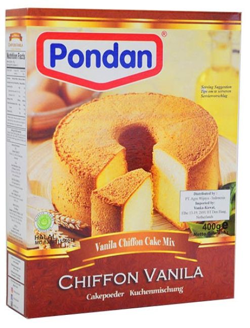 Pondan Vanille Chiffon Cake Mix 400g