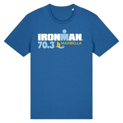 T-Shirt Manches Courtes Ironman 70.3 Marbella Bleu Royal Homme