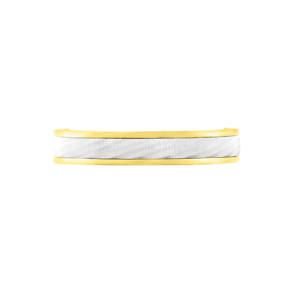 Alliance Effet Mat Ruban Plat Or Bicolore