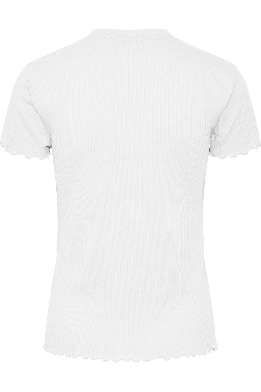 Pieces Pcnicca Ss O-Neck Top bright white