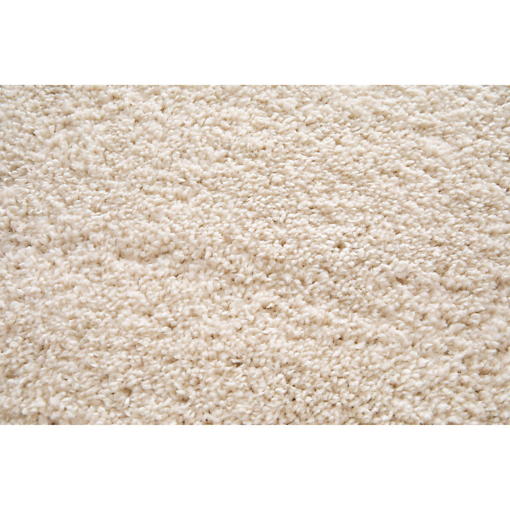 Tapis broussailleux Manzo GoodHome blanc cassé L.170 x L.120 cm