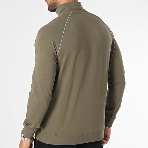 Sweat Capuche Zippé 50469581 Vert Kaki