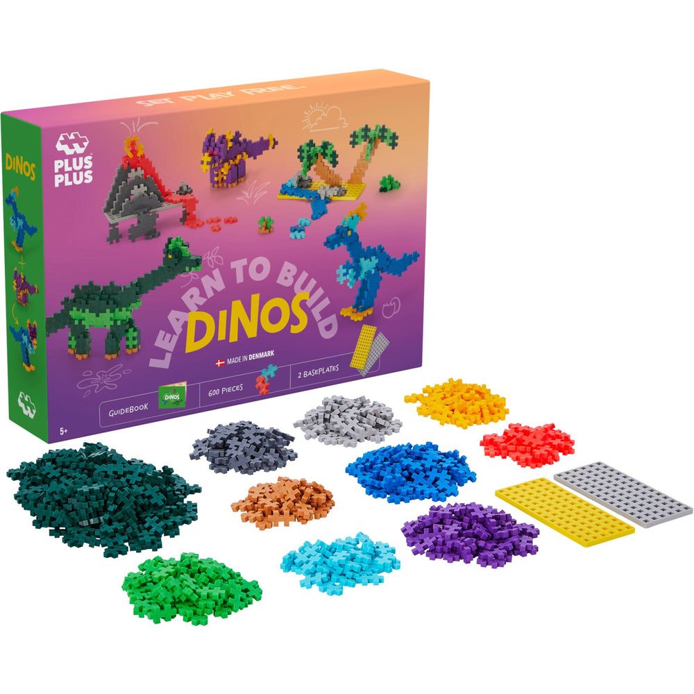 Køb Plus-Plus Learn To Build Dinosaurs