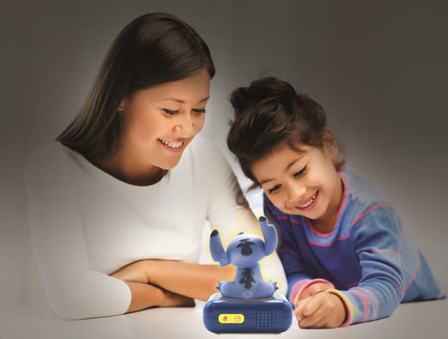 Disney Stitch Vækkeur med Natlys og lyd