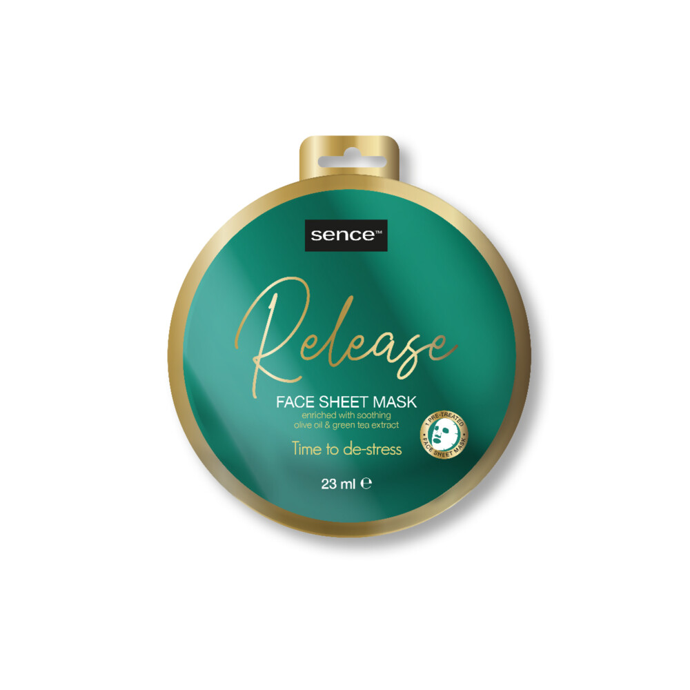 6x Sence Of Wellness Release Gezichtsmasker Time To De-Stress23 ml