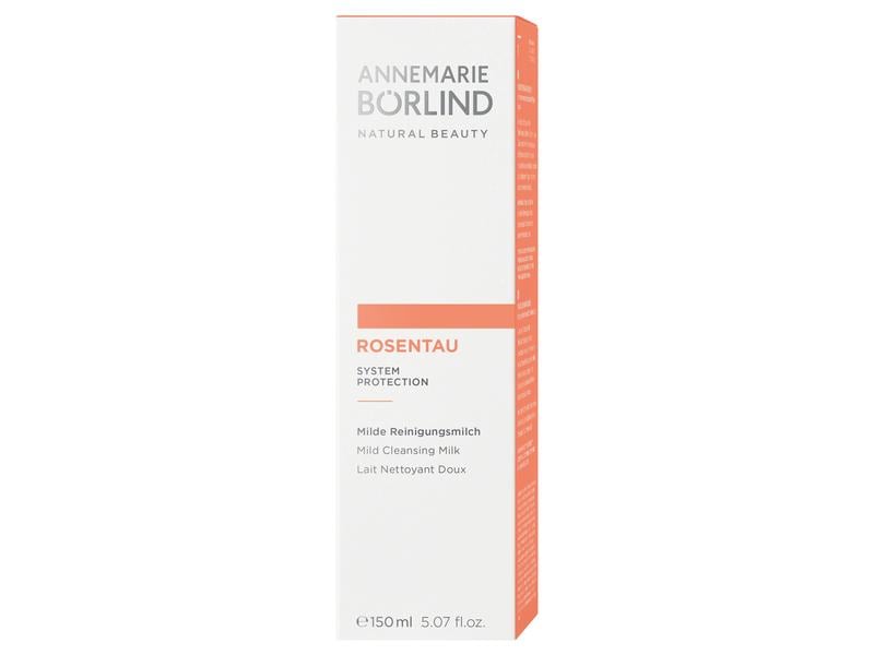 Annemarie Börlind Reinigungsmilch Rosentau 150 ml Milde und natürliche Anti-Aging Gesichtsreinigung