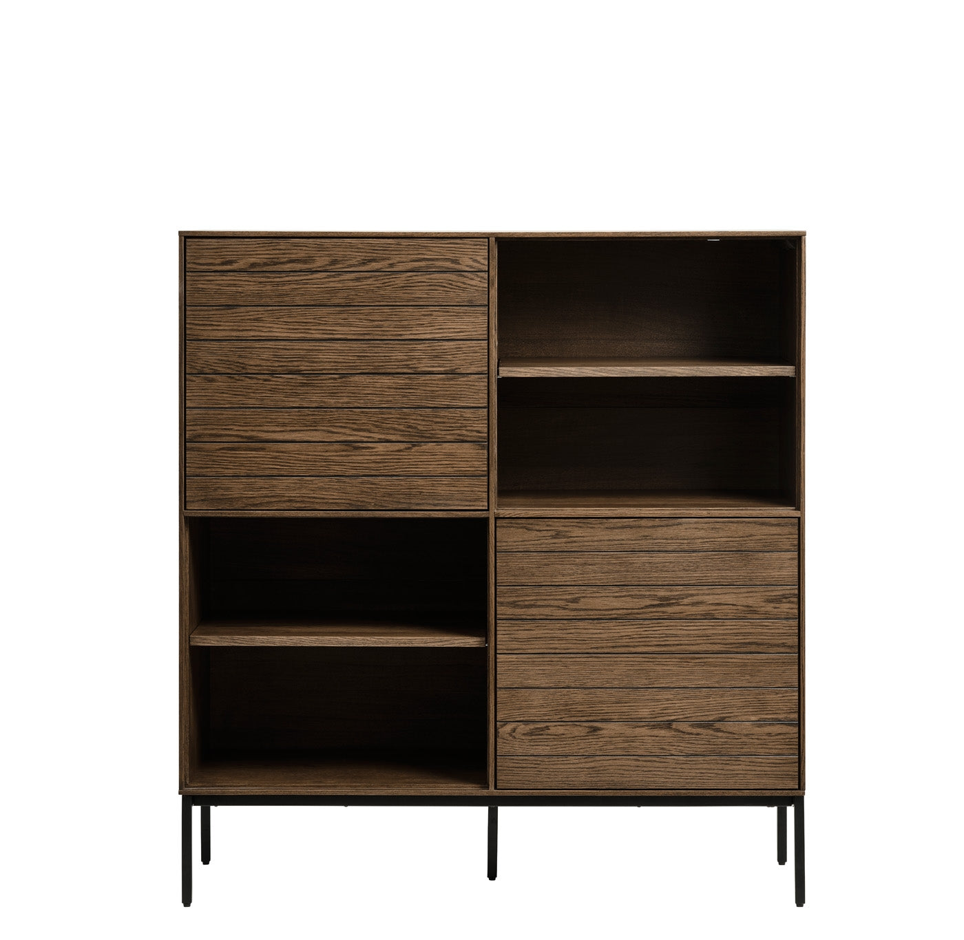 Hygge Interiors Modica Opbergkast Gerookt Eiken