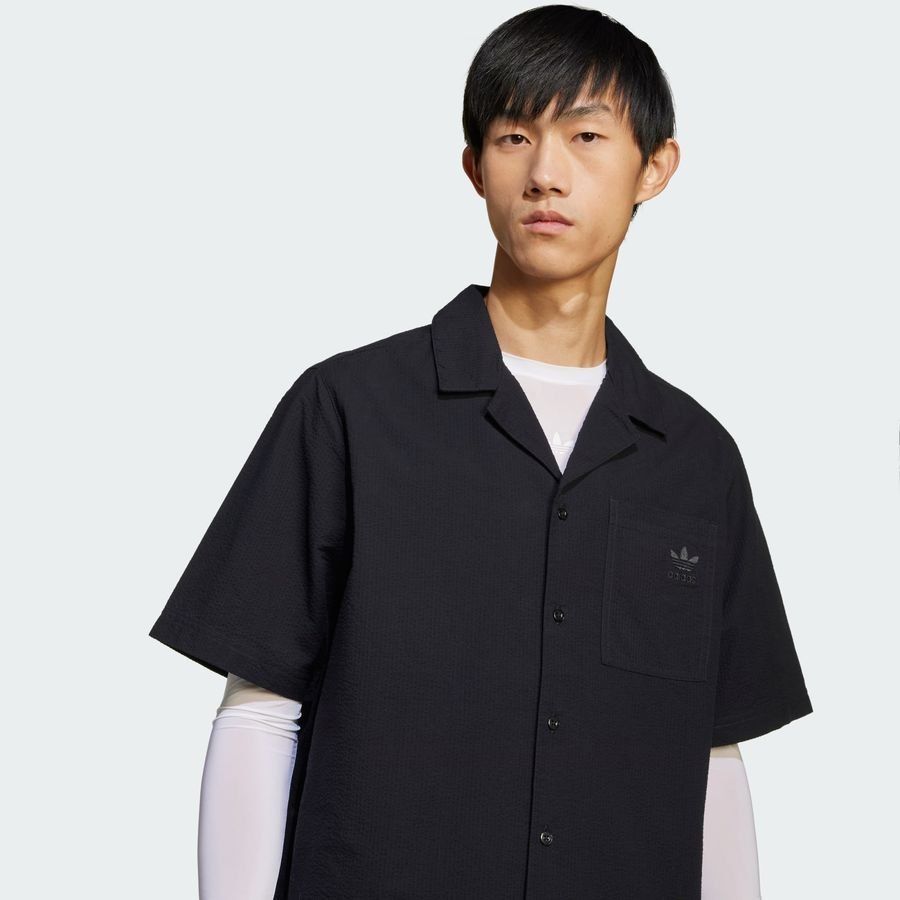 Adidas Original Chemise manches courtes Essentials Seersucker