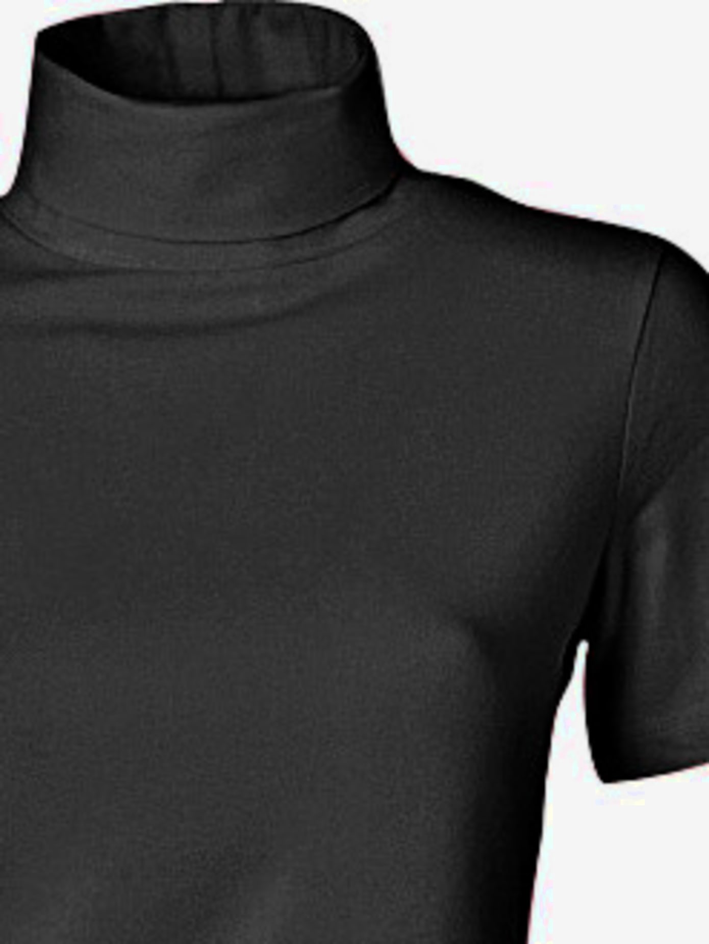 T-shirt col roulé basique facile à associer avec joli col roulé