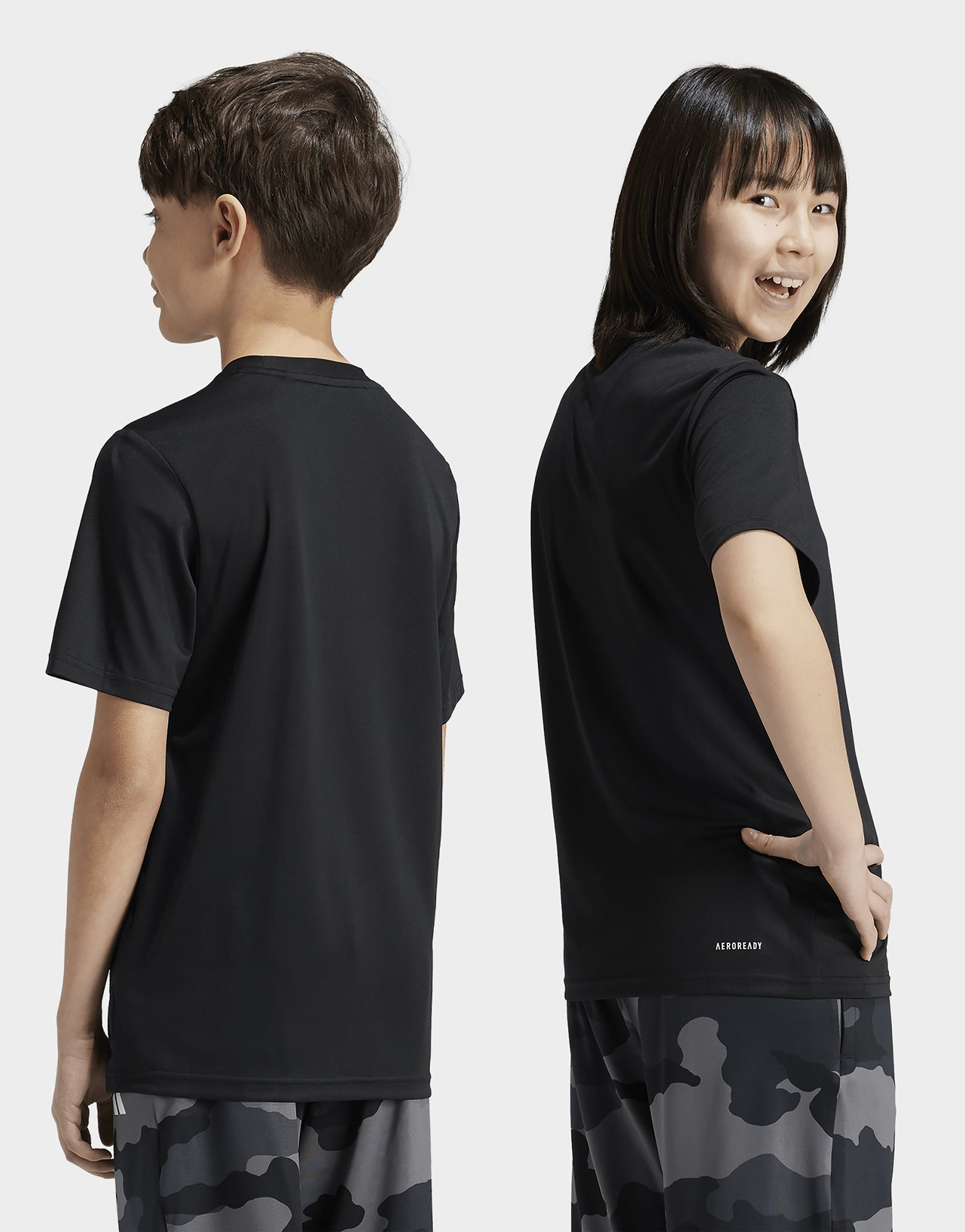 adidas Train Essentials Seasonal Print Tee Kids