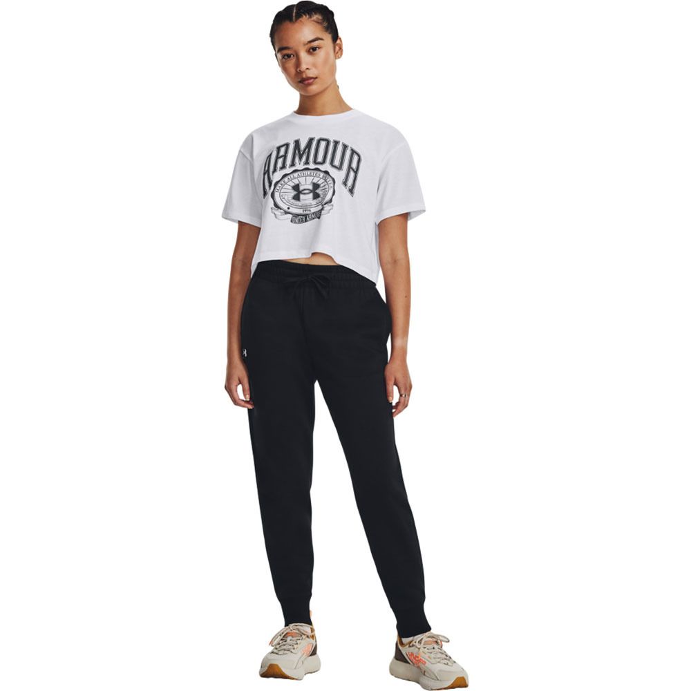Under Armour RIVAL FLEECE - Jogging Femme noir